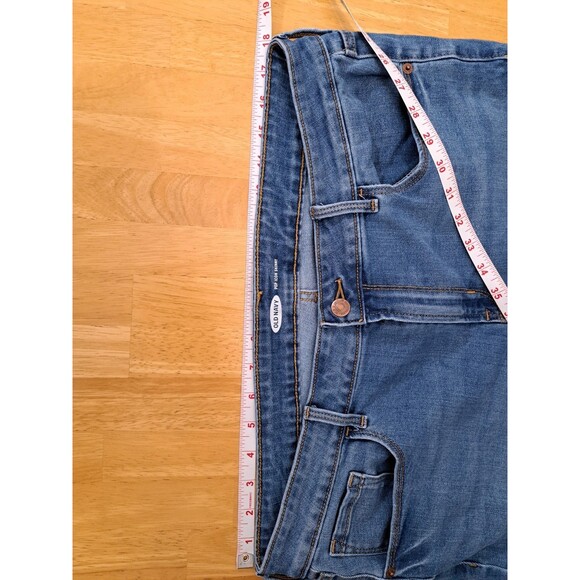 Old Navy Pop Icon Skinny Women's Size 16 Short Medium Wash Blue Denim Jeans - Picture 2 of 9